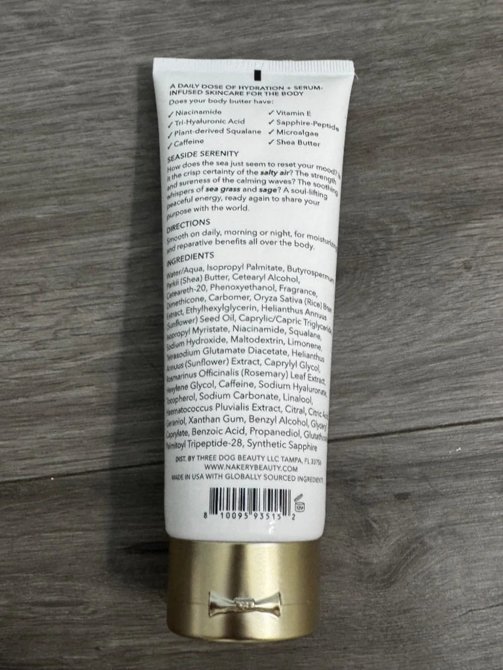 Nakery Body Butter Anti Aging Seaside Serenity